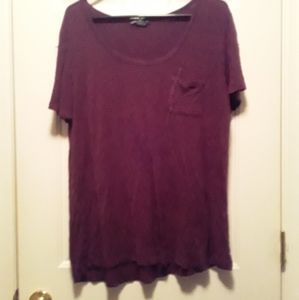 American Dream Purple Long Sleeve Shirt Sz 2X